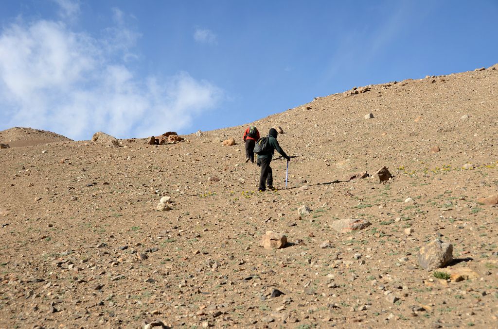 04 Climbing The Hill Above Gasherbrum North Base Camp On Way To Gasherbrum North Glacier In China